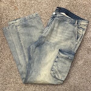 NovaMen cargo Blue Jeans
